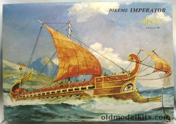 Heller 1/75 Roman Bireme Imperator, 900 plastic model kit